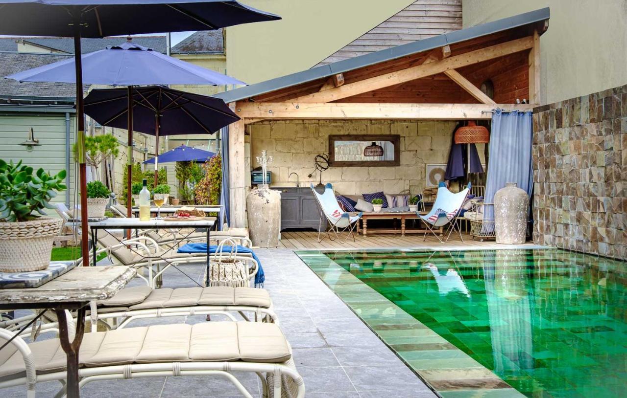 La Marine de Loire Hôtel&Spa Montsoreau Exterior foto